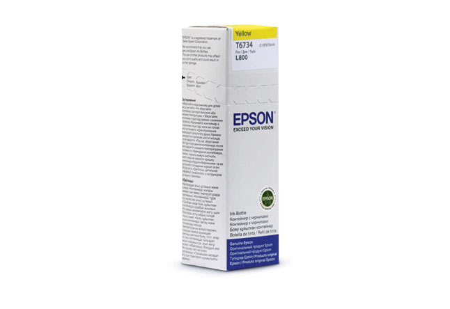 Чернила Epson L800/L1800/L810/L850 (О) C13T67344A, yellow,70ml (Повреждённая упаковка)