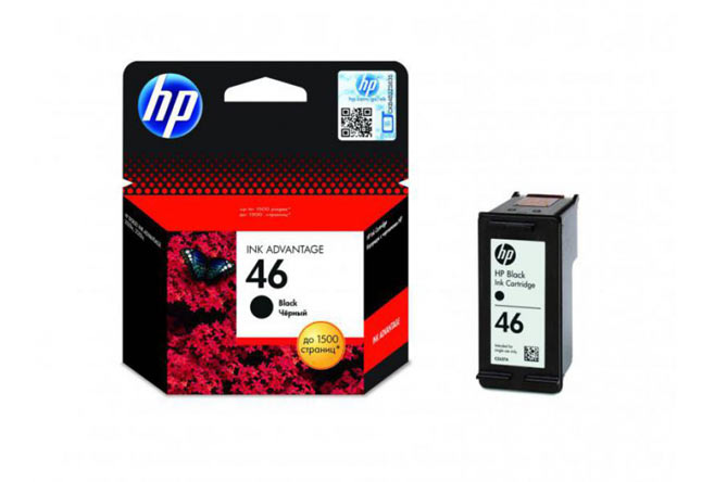 Картридж 46 для HP DJ 2020/2520,1,5К  (O) CZ637AE, BK