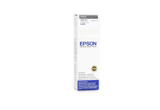 Чернила Epson L800/L1800/L810/L850 (О) C13T67314A, black,70ml (Повреждённая упаковка)